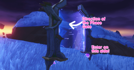 Genshin - Phase Gates - Direction of the Gate