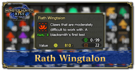 Monster Hunter Rise (MH Rise) - Rath Wingtalon Banner