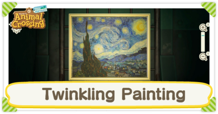 Twinkling Painting Info Real vs Fake Comparison ACNH Animal