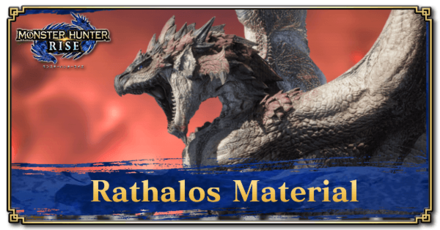 Monster Hunter Rise (MH Rise) - Rathalos Material Banner