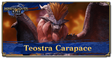 Monster Hunter Rise (MH Rise) - Teostra Carapace Banner
