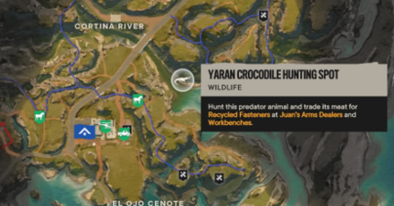 Far Cry 6 Crocodile Hunting Spot #1.png