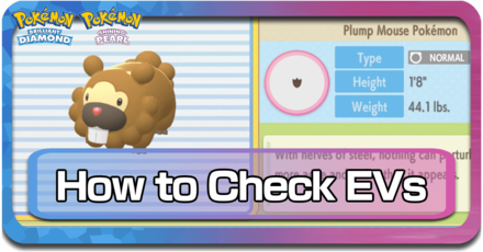 How to Check EVs Pokemon Brilliant Diamond and Shining Pearl (BDSP)|Game8