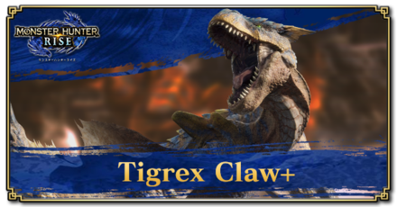 Monster Hunter Rise (MH Rise) - Tigrex Claw+ Banner