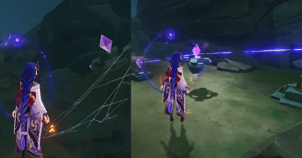 Genshin - Shirikoro Peak Relay Stones in Puzzle 2