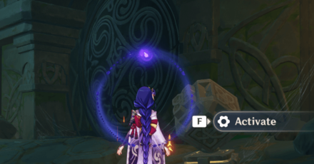 Genshin - Locked Circular Door in Puzzle 2