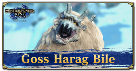 Monster Hunter Rise (MH Rise) - Goss Harag Bile Banner