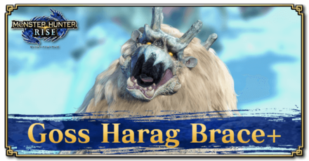 Monster Hunter Rise (MH Rise) - Goss Harag Brace+ Banner