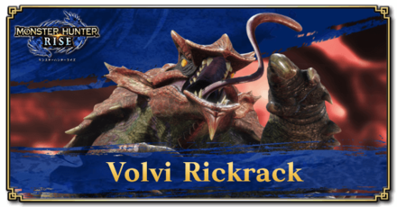 Monster Hunter Rise (MH Rise) - Volvi Rickrack Banner