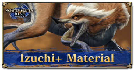 Monster Hunter Rise (MH Rise) - Izuchi+ Material Banner