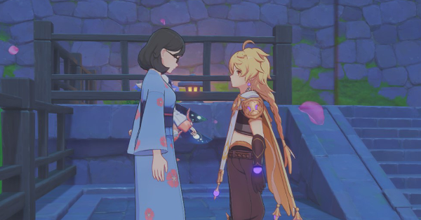 Talk to Sumida to finish Quest - Genshin Impact