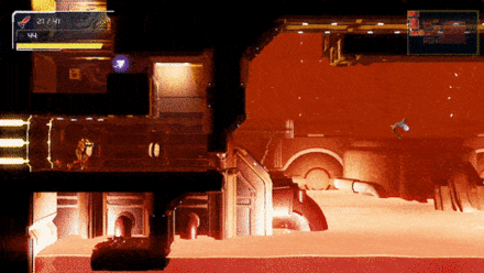 Early Grapple Beam Lava Slide Jumps.gif