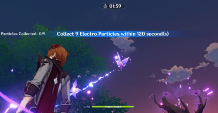 Genshin - Moshiri Kara - Time Trial Challenge Collect Particles