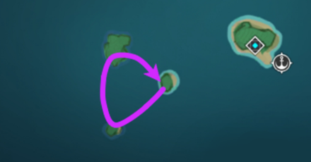 Genshin - Moshiri Kara - Time Trial Challenge Collect Particles - Route