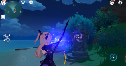 Genshin - Moshiri Kara - Light up Electro Statues