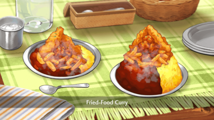 Large Fried-Food Curry