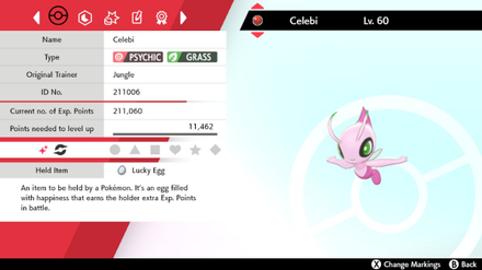 Pokemon SWSH - Shiny Celebi Summary.png