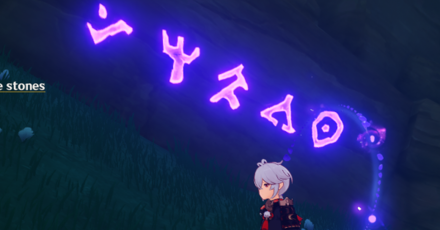 Genshin - Ocave of the Maushiro - Wakukau Pattern on the wall