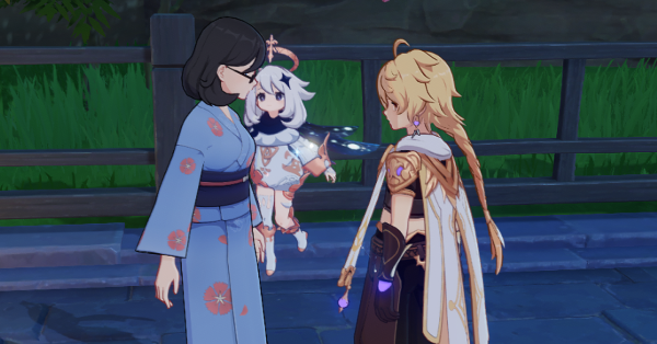 Genshin - Octave of the Maushiro - Talk to Sumida to Finish Quest