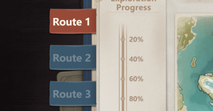 Genshin - Aloy Web Event - Route Select