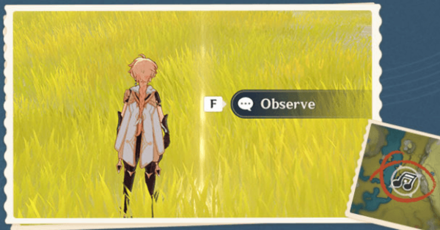 Genshin - Go to the Area to Play with a Character