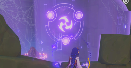 Genshin - Shirikoro Peak Thunder Barrier Puzzle & Challenge - Thunder Barrier.png