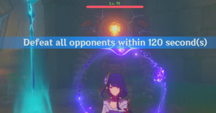 Genshin - Shirikoro Peak Illusion Torches Puzzle - Time Trial Challenge