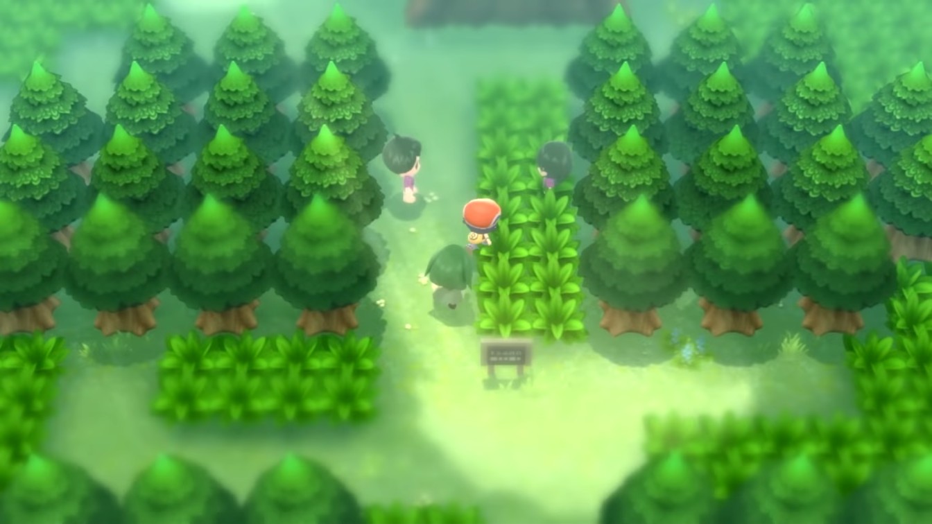 Pokemon BDSP Eterna Forest