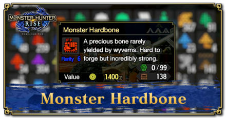 Monster Hunter Rise (MH Rise) - Monster Hardbone Banner