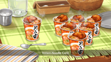 Large Instant-Noodle Curry