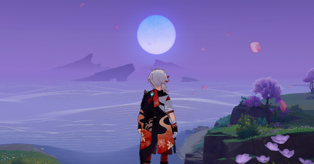 Genshin - Silken Courtyard - Nighttime