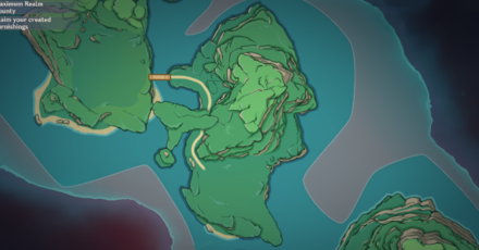 Genshin - Silken Courtyard - Sakurazaki Island Map