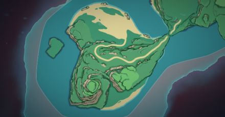 Genshin - Silken Courtyard - Kasumi Shoal Map