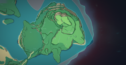 Genshin - Silken Courtyard - Madoromi Island Map