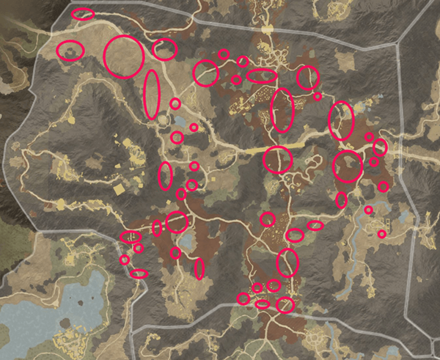 New World - Great Cleave Cascaded Gillflower Locations