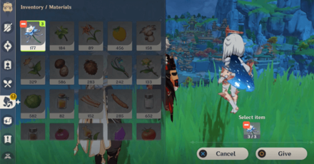 Genshin - Unlock Quest - 4 - Give Three Glaze Lilies to Kazuha