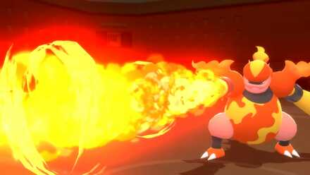 Pokemon BDSP Flamethrower