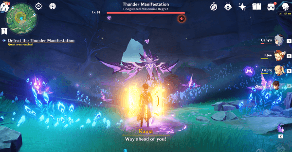 Genshin - The Sun-Wheel and Mt. Kanna - Defeat the Thunder Manifestation