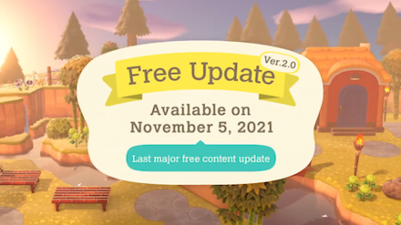 Animal Crossing: New Horizons update version 2.0.6 patch notes