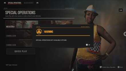 Far Cry 6 Special Operations Unavailable Offline