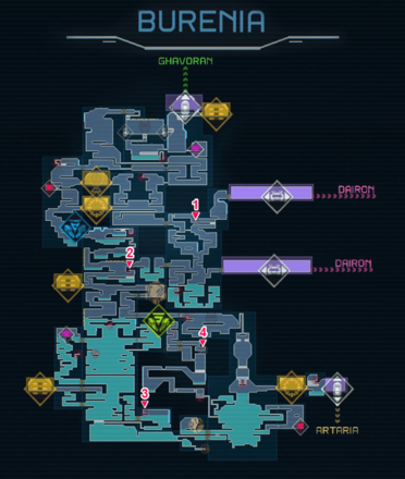 Burenia Energy Tank Locations