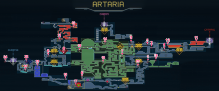 Artaria Missile Tank Locations