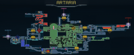 Artaria Power Bomb Tank Locations