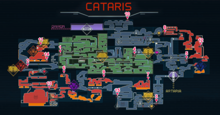 Cataris Missile Tank Locations