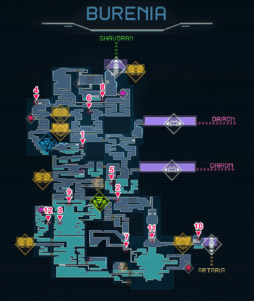 Burenia Misisle Tank Locations