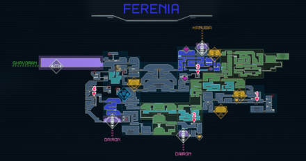 Ferenia Energy Tank Locations