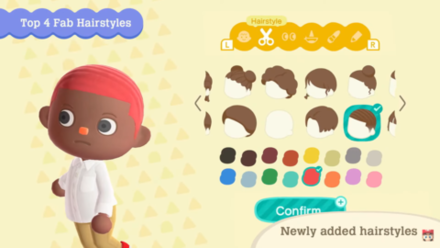 ACNH - Buzzcut Hairstyle