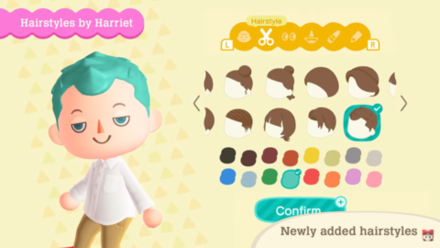 ACNH - Short Cut Hairstyle