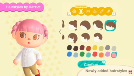 ACNH - Double Braided Loop Haistyle