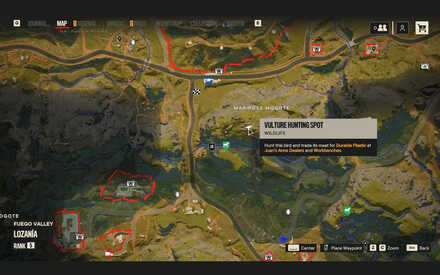 Far Cry 6 Vulture Hunting Spot Location